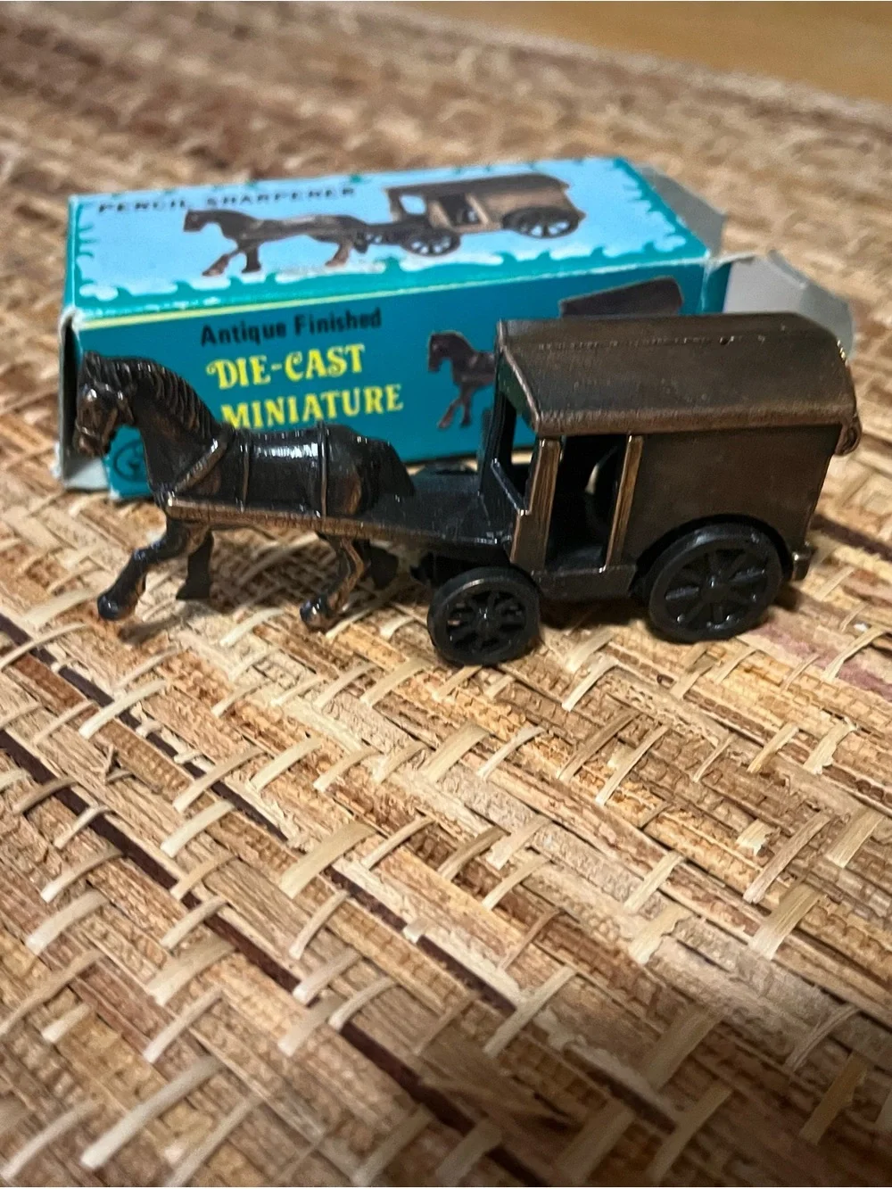 Black Horse and Carriage Toy Figurine - Kids Toys